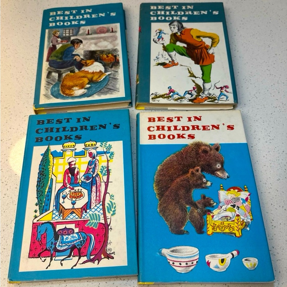 Book Bundle of 4 (с1957-1958) Children's
Books, beautiful Vtg condition